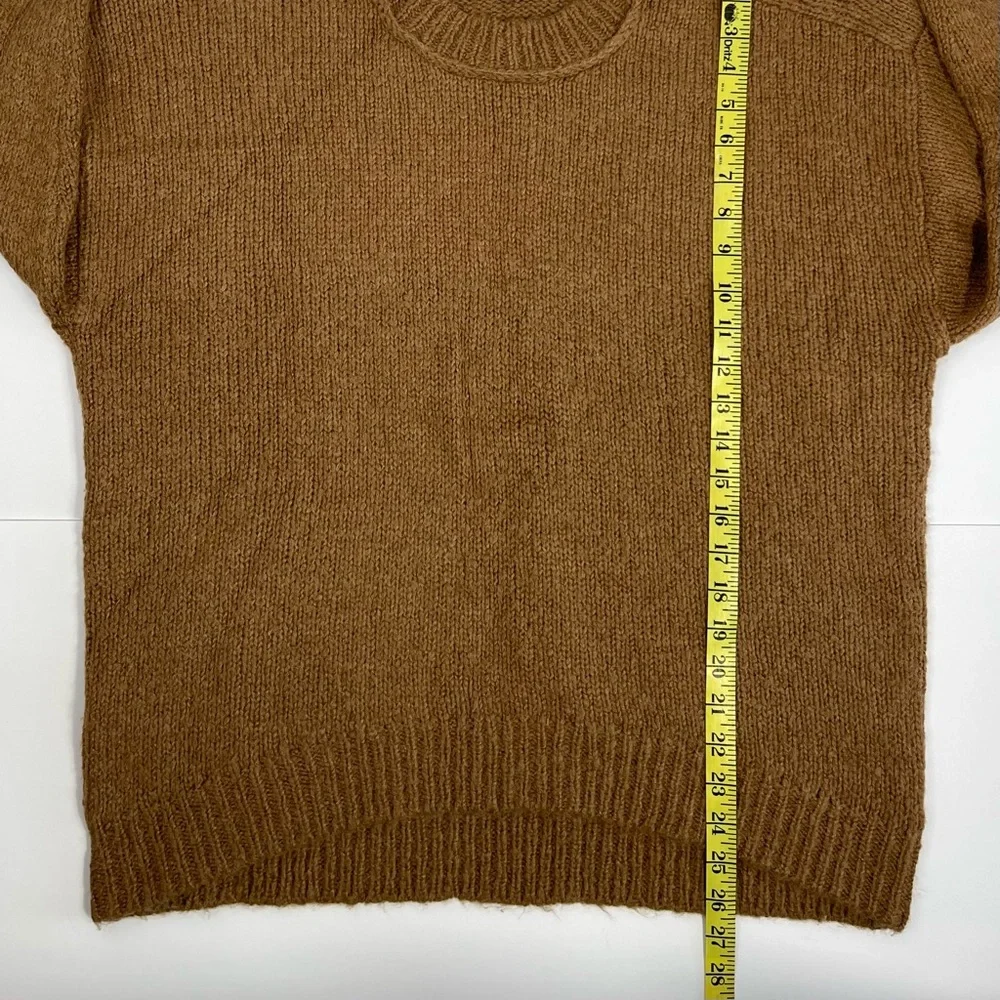 J. Crew Classic Brown Crew Neck Sweater. L
